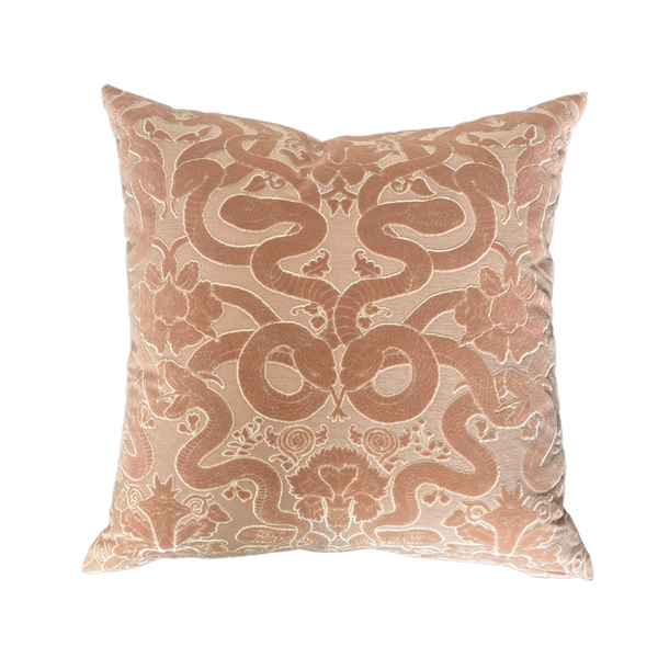 Signature Cushion Pink Serpent | Natalie Jayne Interiors | Perth, WA | Luxury Accessories