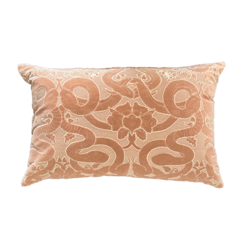Signature Cushion Pink Serpent | Natalie Jayne Interiors | Perth, WA | Luxury Accessories
