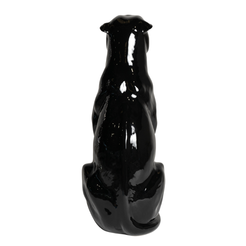 Large Sitting Panther Black | Articolo | Perth, WA | Luxury Home Accessories