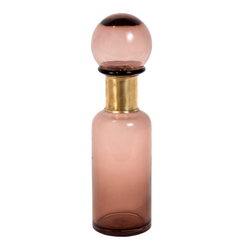 Hunter Plum Glass Bottle | Natalie Jayne Interiors | Perth, WA