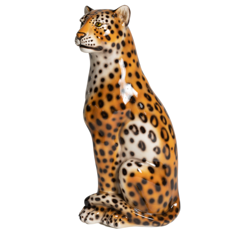 Sitting Leopard Tawny | Articolo | Perth, WA | Luxury Home Accessories