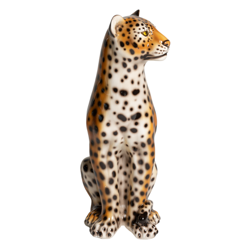 Sitting Leopard Tawny | Articolo | Perth, WA | Luxury Home Accessories