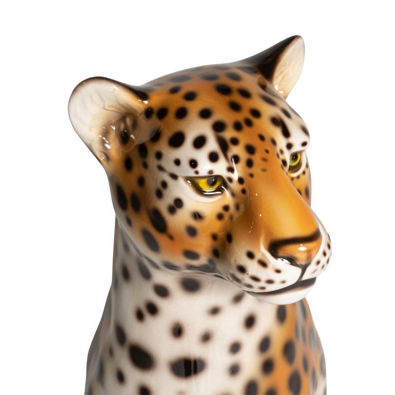 Sitting Leopard Tawny | Articolo | Perth, WA | Luxury Home Accessories