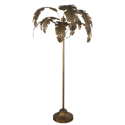 Gold palm best sale tree lamp