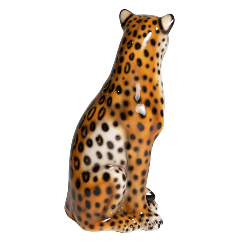 Sitting Leopard Tawny | Articolo | Perth, WA | Luxury Home Accessories
