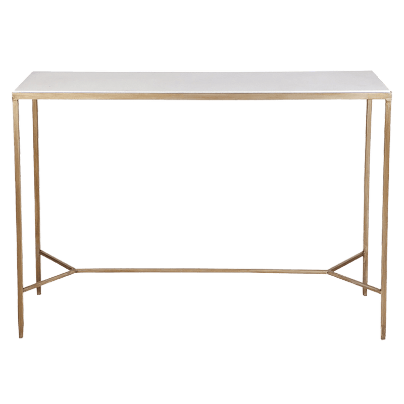 Gold & white marble console | Console tables & buffets, Perth WA