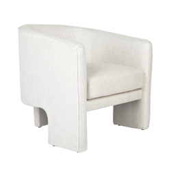 Blanc Linen Arm Chair