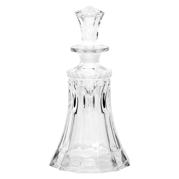 Antique style waisted decanter with gemstone shaped stopper | Luxury barware - Perth WA