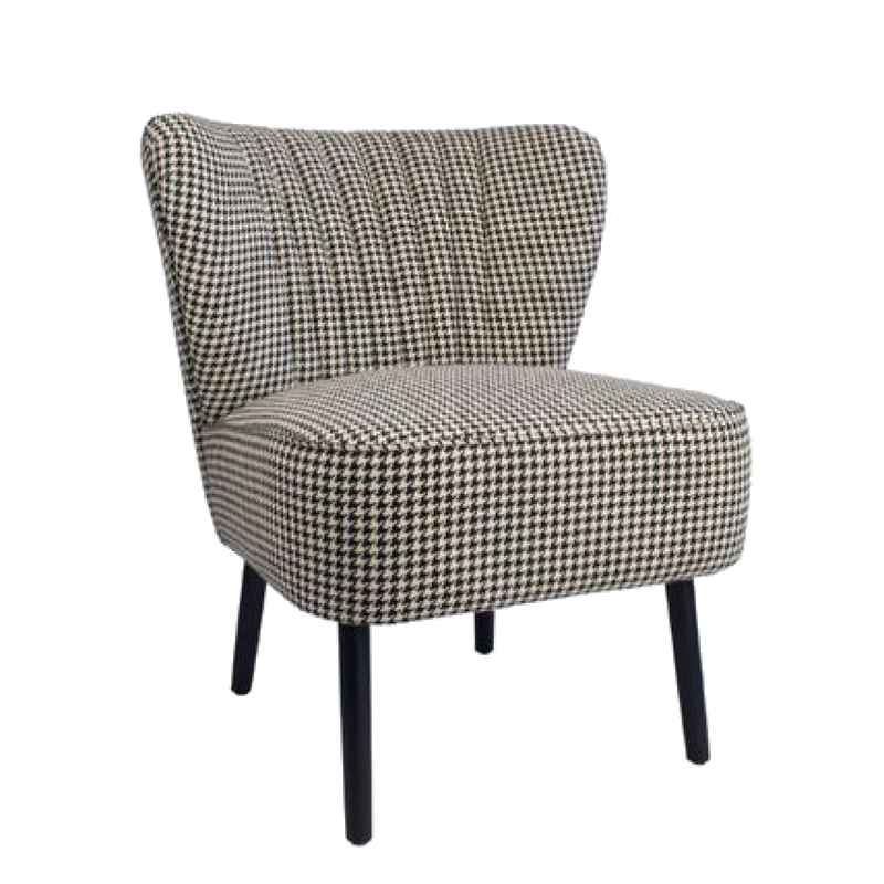 The Como Chair - Houndstooth
