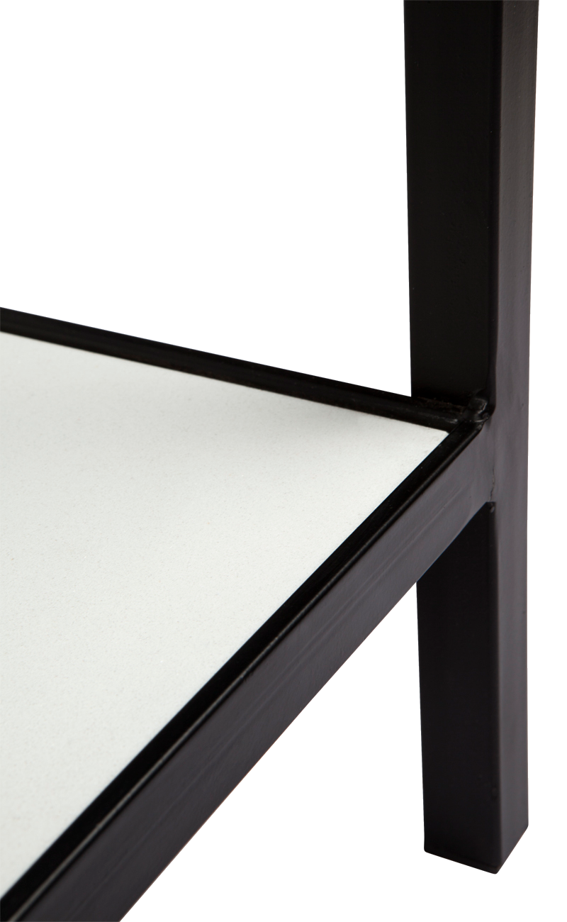 White marble console with black frame | Luxury consoles & buffets, Perth WA