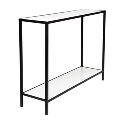 White marble console with black frame | Luxury consoles & buffets, Perth WA