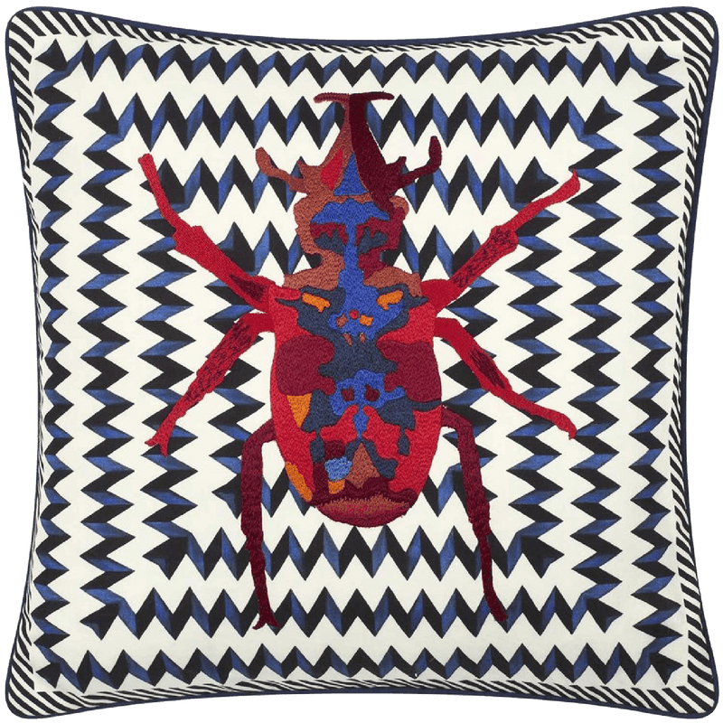 Christian Lacroix Beetle Waves Oeillet Cushion 40cm x 40cm | Luxury Home Decor & Cushions, Perth WA