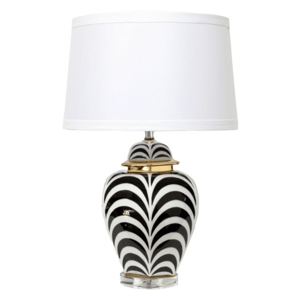 Zebress Lamp - Black & White