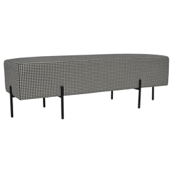 Coco Quilted Ottoman - Houndstooth | Luxury bed ends & bench seats - Perth WA