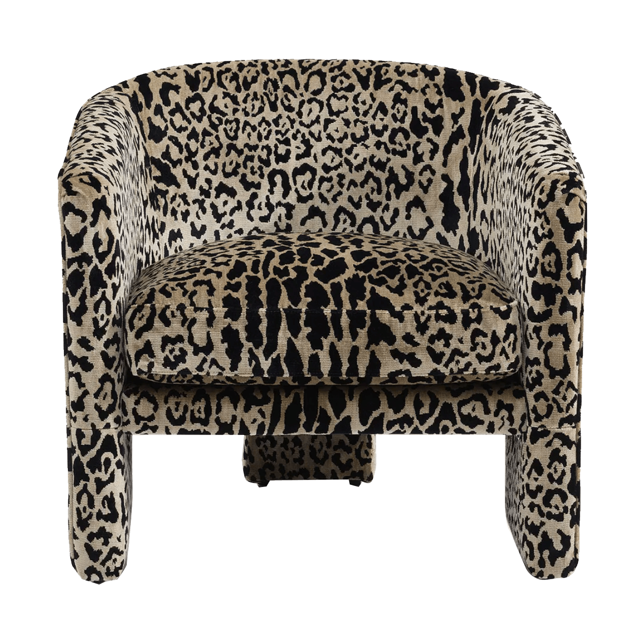 Leopard print velvet tub chair | Luxury armchairs and seating - Perth WA