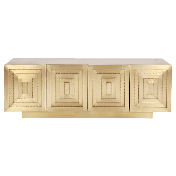 Art deco style gold vintage 4 door entertainment unit | Buffets & consoles, Perth WA