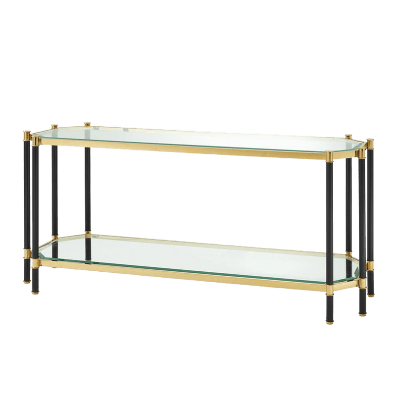 Art deco black/gold Console Table | Console & Hallway table Perth WA