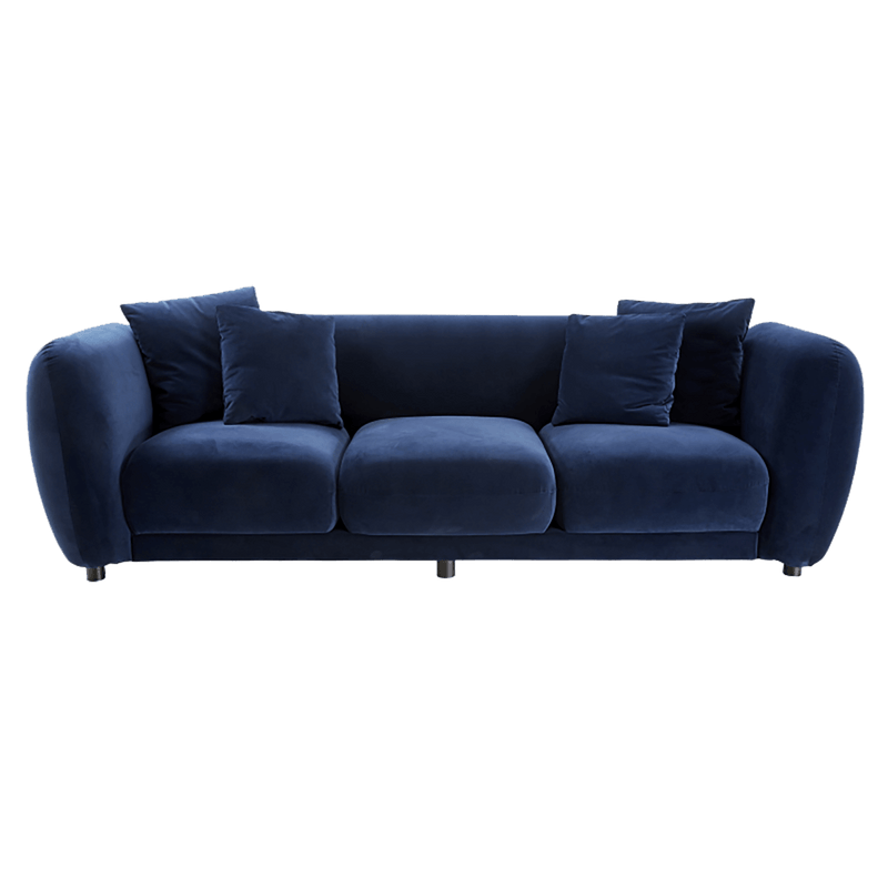 Navy blue 3 seater velvet sofa | Sofa's, lounges and couches, Perth WA